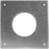 Duct Connection Flange Diameter 80 mm, Galvanised Steel, Straight or
