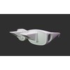 MOJO-HOME White Lazy Glasses Horizontal Reader Periscope Mirror Glasses -