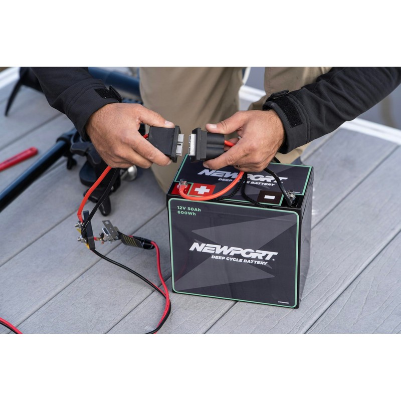 Newport Battery Quick Connect/Disconnect Connectors Terminals for Trolling Motor -Heavy