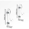 WANLIAN Sword Holder Sword Hook Acrylic Double Layer Wall Mounted