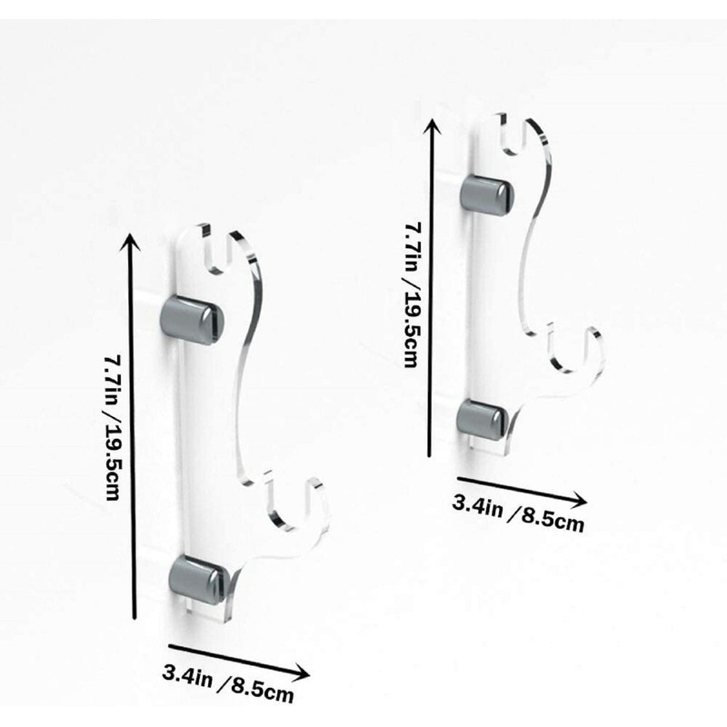 WANLIAN Sword Holder Sword Hook Acrylic Double Layer Wall Mounted