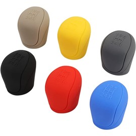 Funda de silicona para palanca de cambios de coche, protector de palanca de cambios de coche, funda de mango antideslizante para palanca de cambios, accesorios interiores del coche (negro)