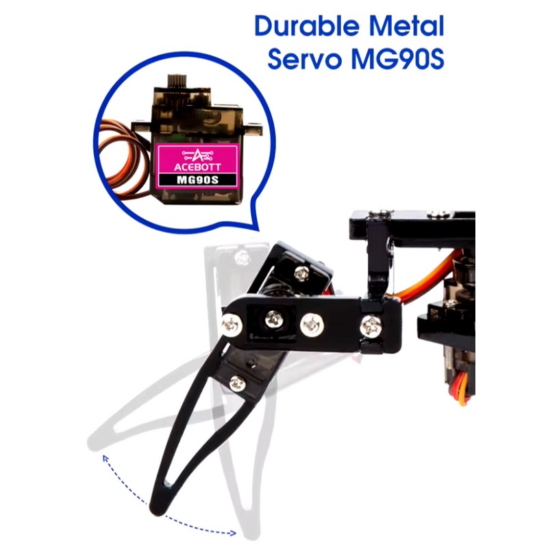 ACEBOTT Spider Robot DIY Kit - Bionic Quadruped - Programmable