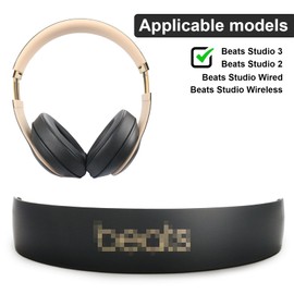 Studio 2 Headband Replacement Parts Accessories Studio 3 HeadBand Repair Kit Compatible with Studio 2.0 / Studio 3.0 Wireless (B0500 B0501) Top Headband(Studio3-Grey Gold)