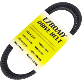 EZROAD Drive Belt & Starter Generator Belt Compatible with EZGO 2010-UP TXT RXV Workhorse Gas Golf Cart Compatible with Kawasaki 13HP 400cc Engine 618630 606138 16548G1 16548-G1 Clutch CVT Strong