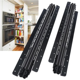 VAGUDE Undermount Heavy Duty Drawer Slides Bottom Mounted Full Extension 16 24 32 40 Inch Hidden Under Ball Bearing Metal Rails Track Guide Glide Runners 260 Lbs 1 Pair (Bottom Mount, 16 Inch)