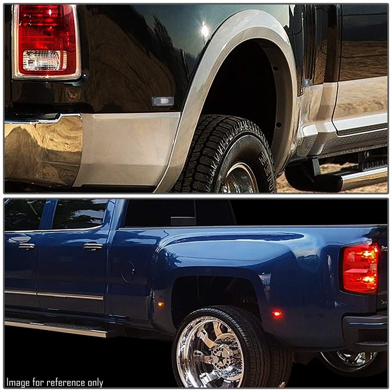 4Pcs Dually Bed Fender LED Side Marker Light for 94-02