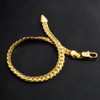 Generic Beautiful 18K Solid Gold Bracelet for Men and Women