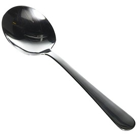 Winco SRS-2 Berry Spoon, Medium, Stainless Steel, 12-Pieces