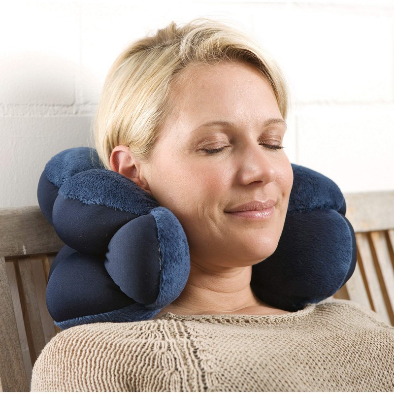 WENKO Multi Relax-Kissen - für jede Nackenform, Polyester, 36 x