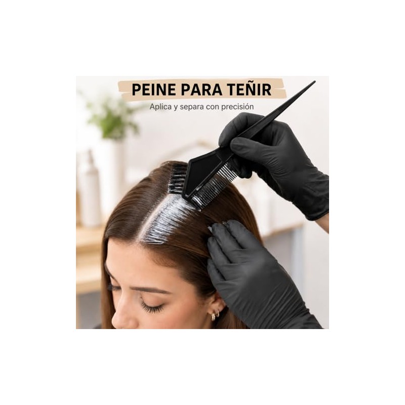 23 Piezas Kit De Coloración De Tinte para El Cabello,