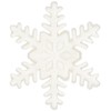 Culpitt Edible White Snowflake Pipings Decoration (Pack of 1, Total