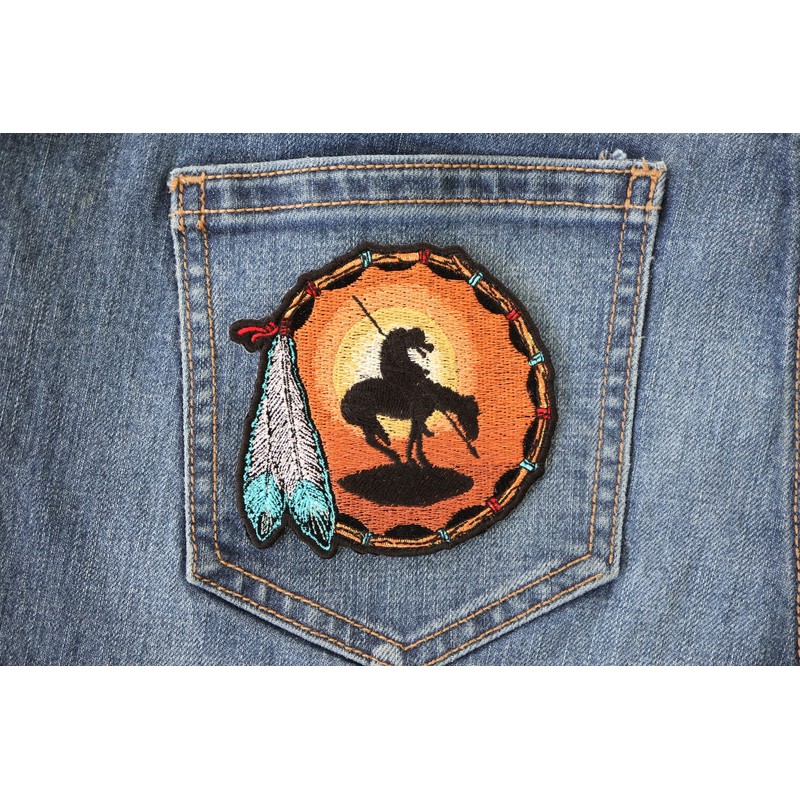 End of The Trail Small Patch - 3.5x3.5 inch. Embroidered