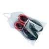 InfinitePack Large 12"x18"(500pcs) Transparent Shoe Bags for Travel, Portable Shoe