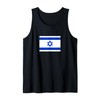 Israel flag, star of David, Judaism, support, solidarity Tank Top