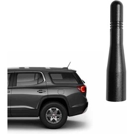 Antena corta para GMC Acadia 2007-2019 | GMC Terrain 2010-2017 | Antena negra de 3 pulgadas | para antena de radio de coche Acadia Terrain Accesorios de repuesto | Antena para Carro