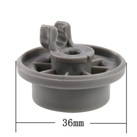 4X Dishwasher Lower Bottom Basket Wheels Compatible with Bosch 165314 00165314 AP2802428 165314 420198 423232 Hotpoint 36MM C00290453 43-BS-04 Dishwasher Spare Parts Universal Large Lower Rollers