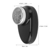 Mini Electric Beard Clipper Rotary Blade Hair Trimmer USB Charging