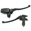 Brake Clutch Lever Master Cylinder Set for Motorcycles 0.9 inch