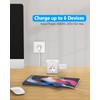 JSVER Socket Cube 5 m Power Strip 3 Compartments with