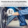 4 Pcs Valve Stem Extension Kit 19mm Premium Brass Tire