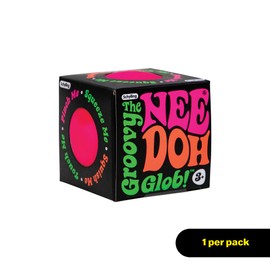 Schylling NeeDoh Original - Sensory Fidget Toy - Pink - Ages 3 to Adult , 1 Count ( Pack of 1)