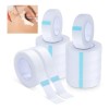 12 Cintas Extension Pestañas Micropore Transpirable Blanco
