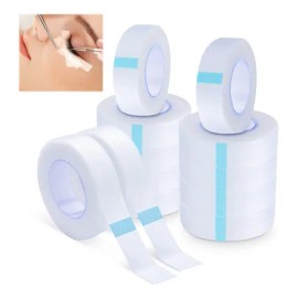 12 Cintas Extension Pestañas Micropore Transpirable Blanco                                                                                            