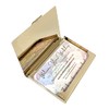 Metal Business Card Holder Laser Engraved with Realtor Logo (Gold)
