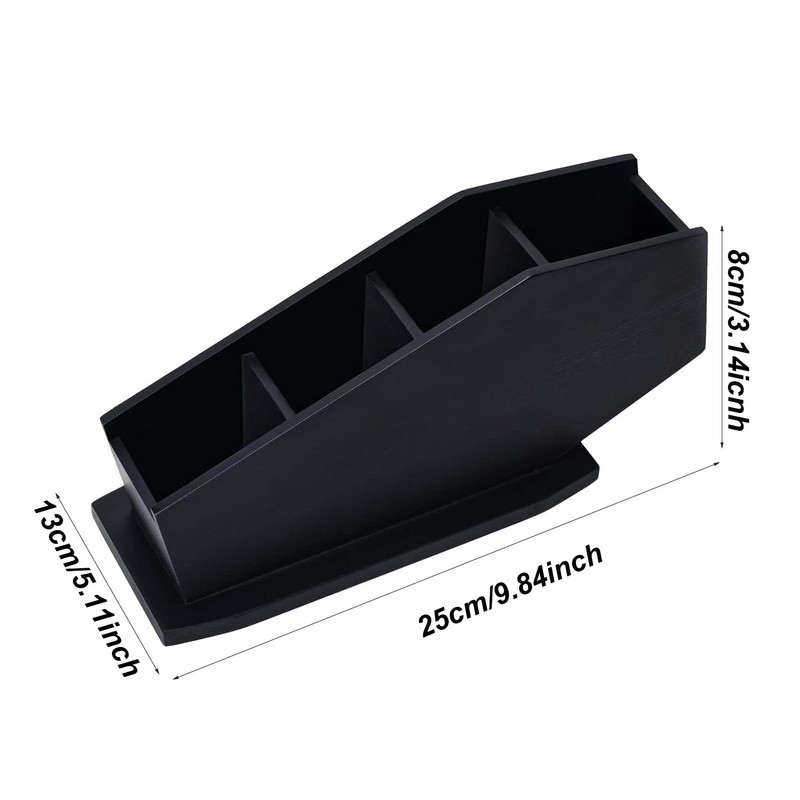 Brush Holder Makeup Organizer - Coffin Wooden Makeup Holder Brush