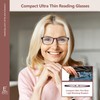 EASY READ 2 Pack Ultra Slim Reading Glasses for Women