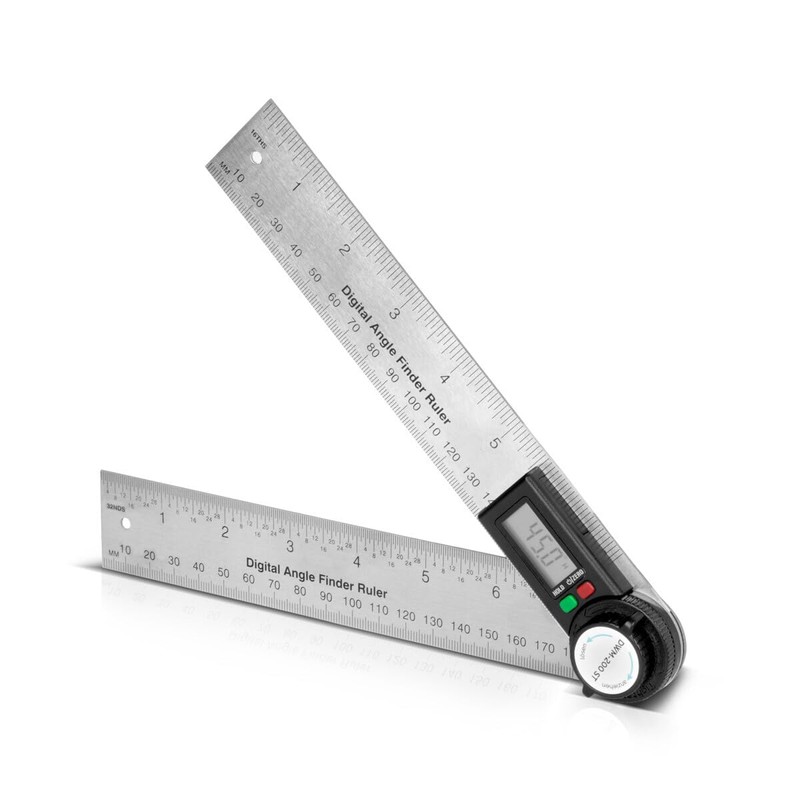 STAHLWERK Digital Protractor DWM-200 ST with 180 mm Measuring Range