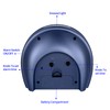 5.5" Large Analog Alarm Clock Silent Non Ticking, Gentle Wake,