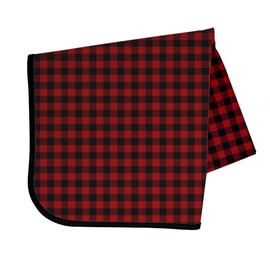 BapronBaby Red Buffalo Plaid Splash Mat - Waterproof Catch-All for Under High Chairs, Floors, Tables, Playtime or Arts & Crafts - Machine Washable - 45" x 45”