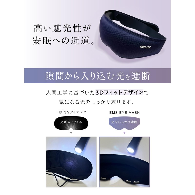 NIPLUX EMS EYE MASK Hot Eye Mask, Eye Warmer, Eye