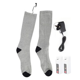 Rechargeable Washable Warm Adjustable Temperature Electric Heating SocksEU Plug 100-240V