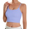 ECOPARTY Sports Bras for Women Quick-Dry Padded Wirefree Workout Crop