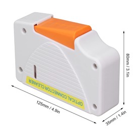 Caja de Limpieza de Fibra óptica SC FC ST LC Conectores para Mantener la Limpieza Ligero