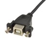 kenable USB 2.0 Panel Mount Printer B Female to A