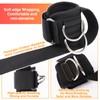 WOJVVK 2PCS Lifting Straps with D Rings, Gym Wrist Straps
