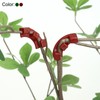 PATIKIL 90 Degree Plant Ties, 100 Pieces Plastic Plant Training
