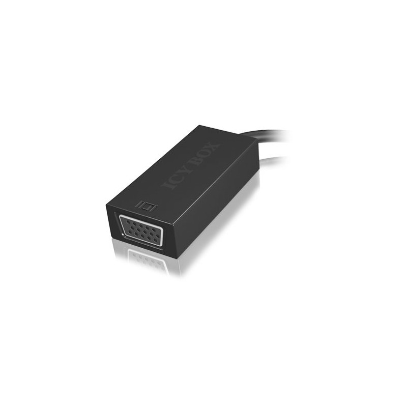 ICY BOX IB-AC504 Mini DisplayPort (DP) zu VGA Adapter, VESA