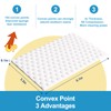 52 Count Upgrade Convex Point Magic Sponge Eraser Sheets,Disposable Portable