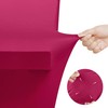 Utopia Kitchen Spandex Tablecloth 2 Pack [6FT, Fuchsia] Tight, Fitted,