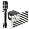 Synrroe Heavy Duty American Flag Hitch Cover & Keyless Hitch