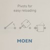 Moen DN4408ORB Vale Pivoting Paper Holder, Oil Rubbed Bronze