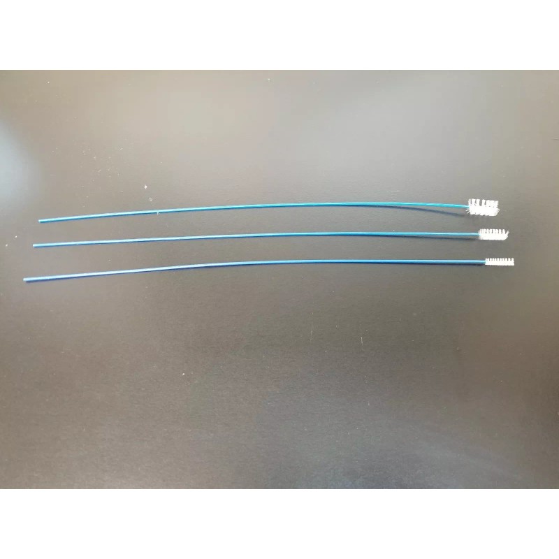 HIGHTBRUSH #BP8 8MM NYLON TUBE BRUSH INSTRUMENT CLEANING 14''LONG POLYHANDLE