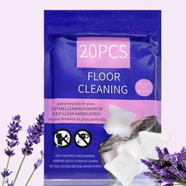 Natural Hard Floor Cleaner PACSS - Lavender Scent (20 Count) | Plant-Based Ingredients | Safe for Tile, Vinyl, Laminate & More | Compatible with OCedar & All Standard Mop Buckets