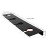 2Pcs Wall Mounted Acrylic Wine Glass Holder Space Saving Stemware