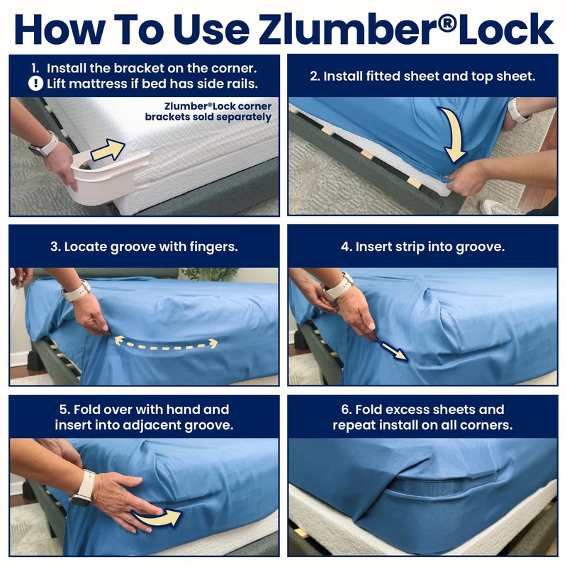 Pack of 2 Replacement Strips for The Zlumber Lock |